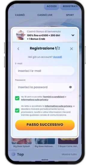 Registrati